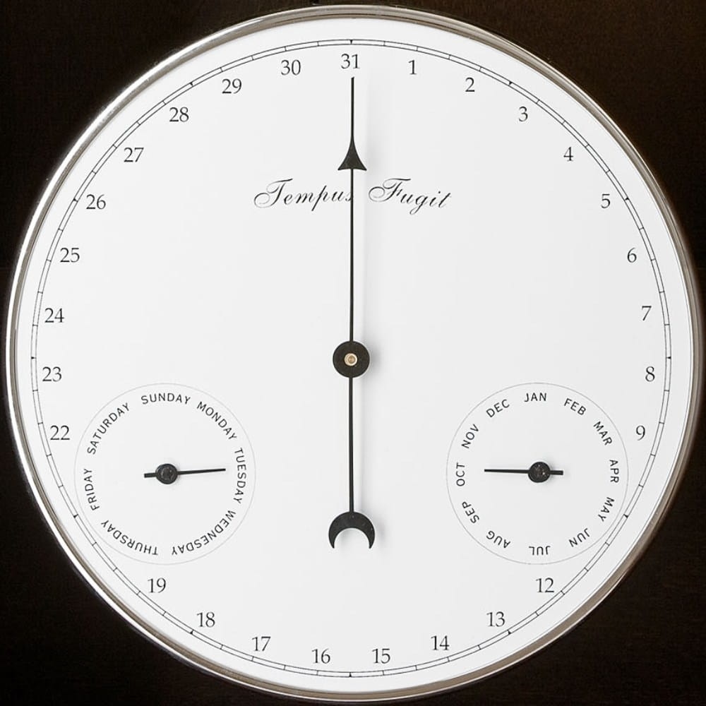 Wandklok met kalender 70914-Q30150