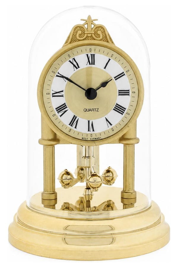 Mini jaarpendule stolpklok 0933-10