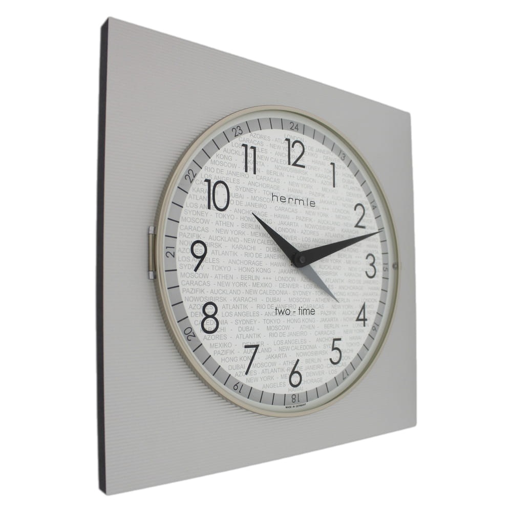 Wandklok wereldsteden 30525-002100