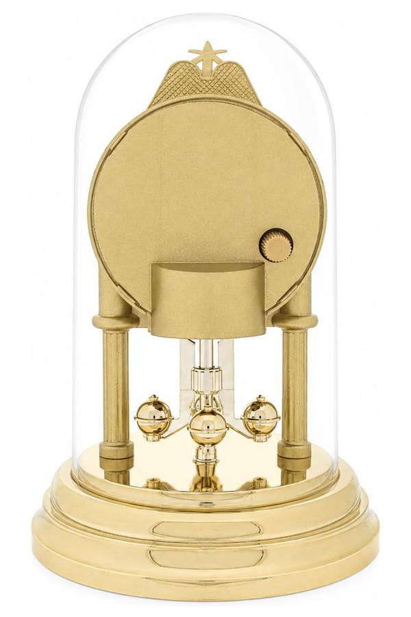 Mini jaarpendule stolpklok 0933-4