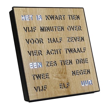 Woordklok Nederlands 1237NL